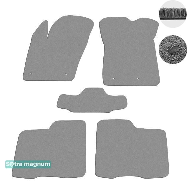 Sotra 08789-MG20-GREY Interior mats Sotra two-layer gray for Jeep Renegade (2015-), set 08789MG20GREY