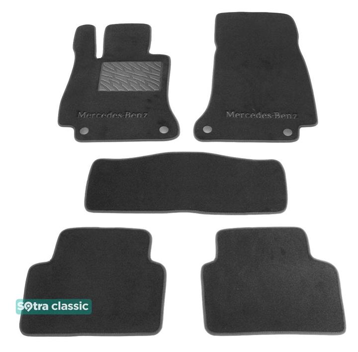 Sotra 08797-GD-GREY Interior mats Sotra two-layer gray for Mercedes E-class (2017-), set 08797GDGREY