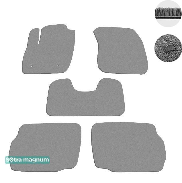 Sotra 08800-MG20-GREY Interior mats Sotra two-layer gray for Ford Mondeo (2014-), set 08800MG20GREY