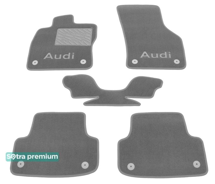 Sotra 08804-CH-GREY Interior mats Sotra two-layer gray for Audi A3 (2011-), set 08804CHGREY