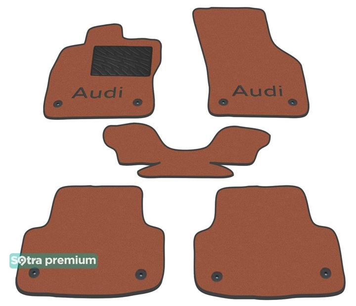 Sotra 08804-CH-TERRA Interior mats Sotra two-layer terracotta for Audi A3 (2011-), set 08804CHTERRA
