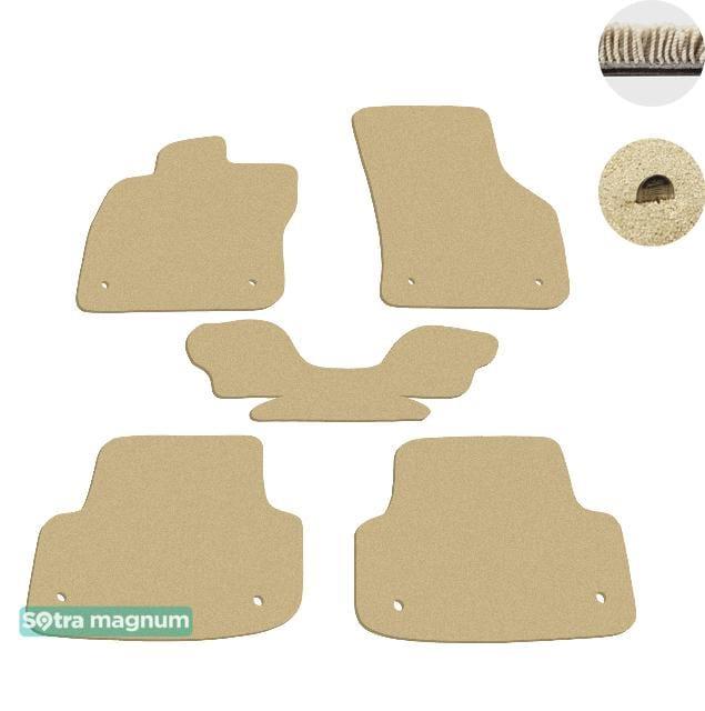Sotra 08804-MG20-BEIGE Interior mats Sotra two-layer beige for Audi A3 (2011-), set 08804MG20BEIGE