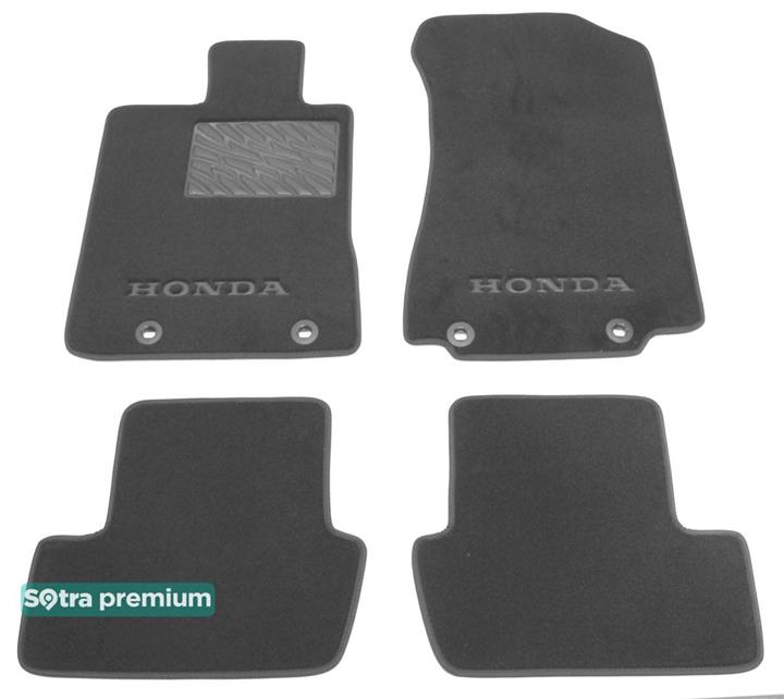 Sotra 08805-CH-GREY Interior mats Sotra two-layer gray for Honda Legend (2008-2012), set 08805CHGREY
