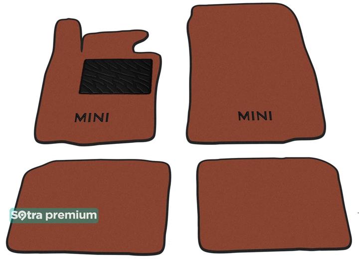 Sotra 08806-CH-TERRA Interior mats Sotra two-layer terracotta for BMW Countryman (2010-2016), set 08806CHTERRA