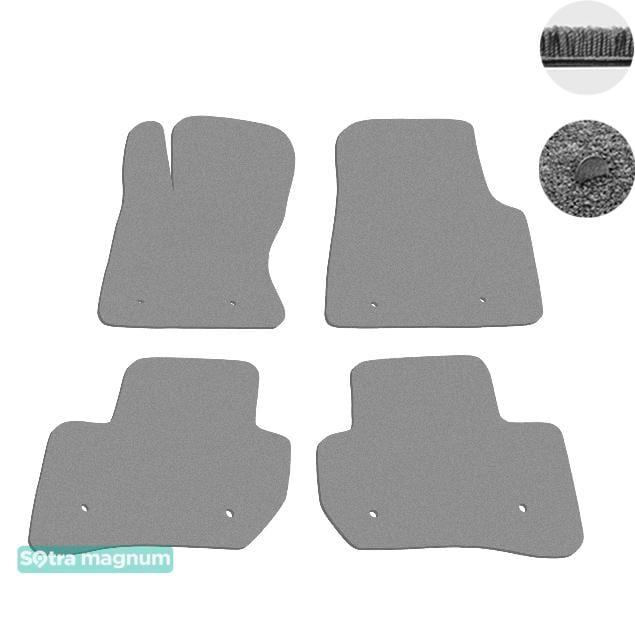 Sotra 08807-MG20-GREY Interior mats Sotra two-layer gray for Jaguar F-pace (2016-), set 08807MG20GREY