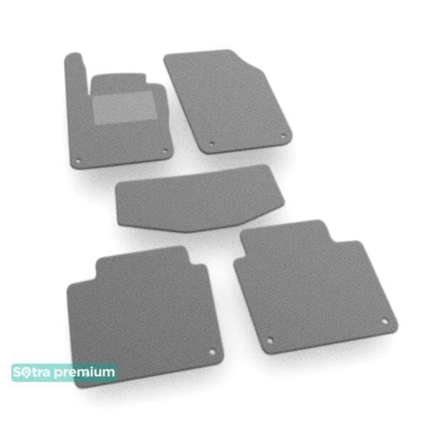 Sotra 08825-CH-GREY Interior mats Sotra two-layer gray for Volvo V90 (2016-), set 08825CHGREY