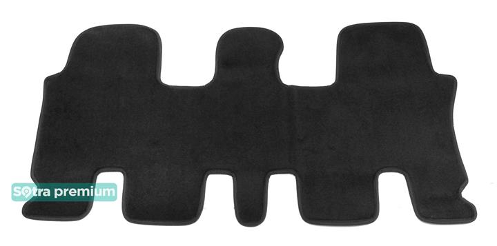 Sotra 07461-6-CH-BLACK Interior mats Sotra two-layer black for Hyundai Grand santa fe (2013-2018), set 074616CHBLACK