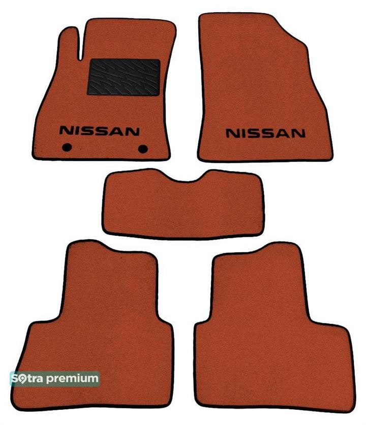 Sotra 07263-6-CH-TERRA Interior mats Sotra two-layer terracotta for Nissan Juke (2014-), set 072636CHTERRA
