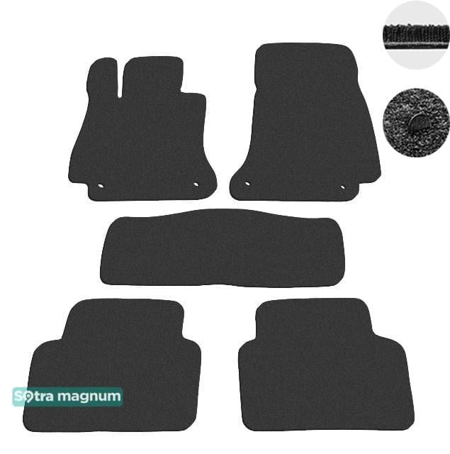 Sotra 08797-MG15-BLACK Interior mats Sotra two-layer black for Mercedes E-class (2017-) 08797MG15BLACK
