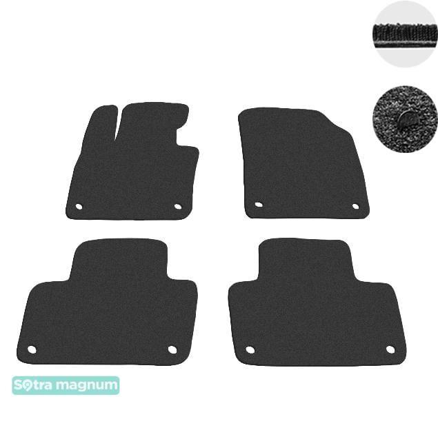 Sotra 08770-MG15-BLACK Interior mats Sotra two-layer black for Volvo Xc90 (2015-) 08770MG15BLACK