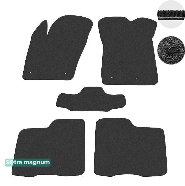 Sotra 08789-MG15-BLACK Interior mats Sotra two-layer black for Jeep Renegade (2015-) 08789MG15BLACK