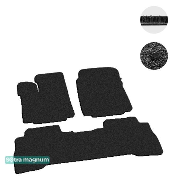 Sotra 00974-2-MG15-BLACK Interior mats Sotra two-layer black for Acura Mdx (2002-2006) 009742MG15BLACK