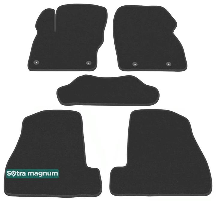 Sotra 07215-6-MG15-BLACK Interior mats Sotra two-layer black for Ford Focus us (2010-2014) 072156MG15BLACK