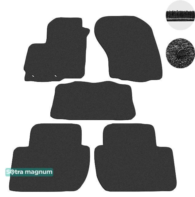 Sotra 06728-7-MG15-BLACK Interior mats Sotra two-layer black for Peugeot 4007 (2007-2012) 067287MG15BLACK