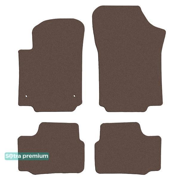 Sotra 90016-CH-CHOCO Interior mats Sotra two-layer brown for Volkswagen Up! (2012-) 90016CHCHOCO