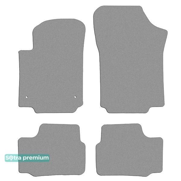 Sotra 90017-CH-GREY Interior mats Sotra two-layer gray for Skoda Citigo (2012-) 90017CHGREY