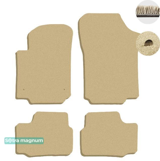 Sotra 90018-MG20-BEIGE Interior mats Sotra two-layer beige for Seat Mii (2012-) 90018MG20BEIGE
