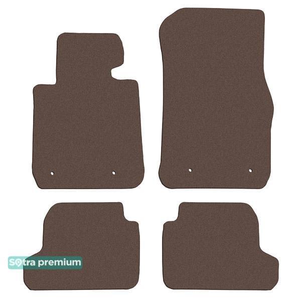 Sotra 90019-CH-CHOCO Interior mats Sotra two-layer brown for BMW 2-series (2014-) 90019CHCHOCO