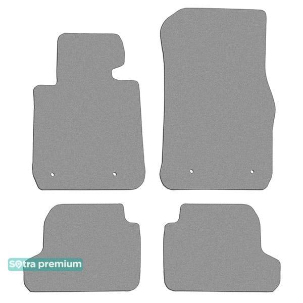 Sotra 90019-CH-GREY Interior mats Sotra two-layer gray for BMW 2-series (2014-) 90019CHGREY