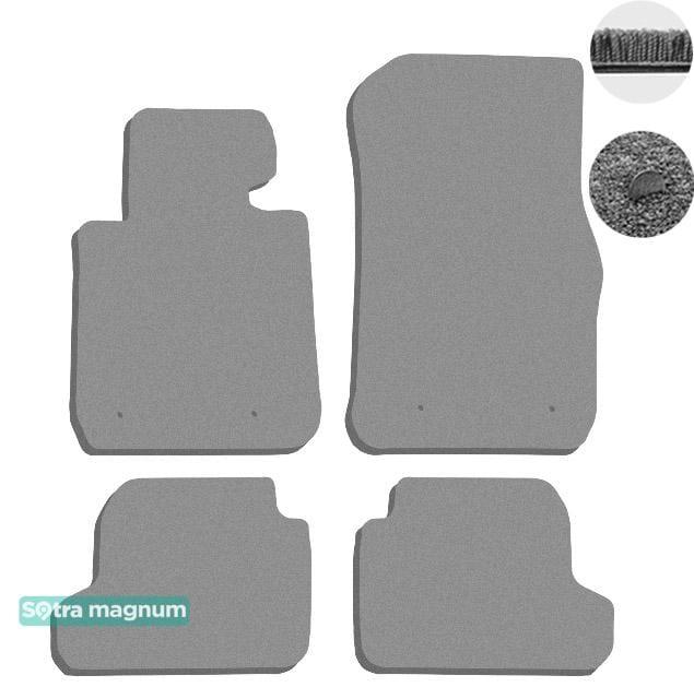 Sotra 90019-MG20-GREY Interior mats Sotra two-layer gray for BMW 2-series (2014-) 90019MG20GREY