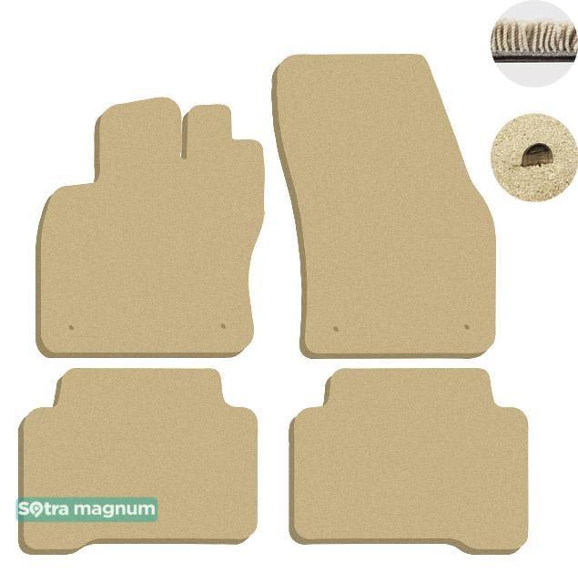 Sotra 90051-MG20-BEIGE Interior mats Sotra two-layer beige for Volkswagen Touran (2015-) 90051MG20BEIGE