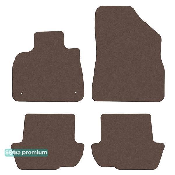 Sotra 90052-CH-CHOCO Interior mats Sotra two-layer brown for Citroen Ds5 (2011-) 90052CHCHOCO