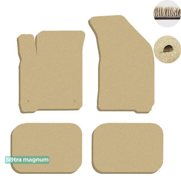 Sotra 90053-MG20-BEIGE Interior mats Sotra two-layer beige for Fiat Freemont (2012-) 90053MG20BEIGE
