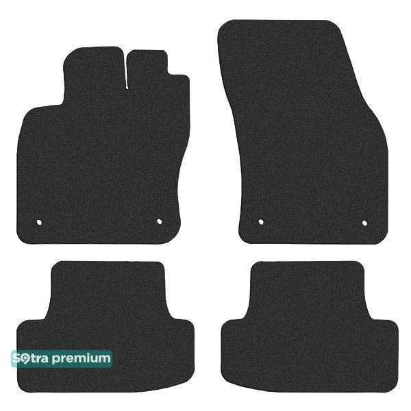 Sotra 90055-CH-BLACK Interior mats Sotra two-layer black for Audi Q2 (2016-) 90055CHBLACK