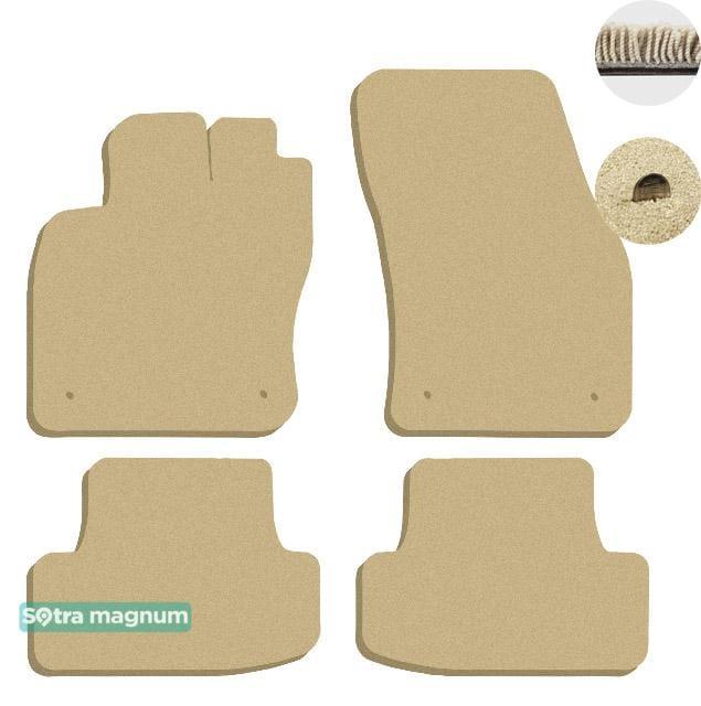 Sotra 90055-MG20-BEIGE Interior mats Sotra two-layer beige for Audi Q2 (2016-) 90055MG20BEIGE