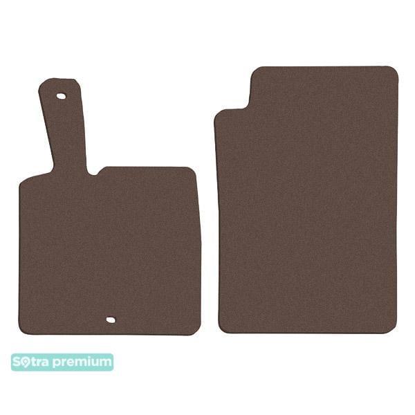 Sotra 90056-CH-CHOCO Interior mats Sotra two-layer brown for Smart Fortwo (2007-2014) 90056CHCHOCO