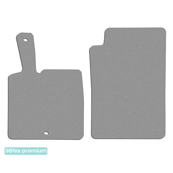 Sotra 90056-CH-GREY Interior mats Sotra two-layer gray for Smart Fortwo (2007-2014) 90056CHGREY