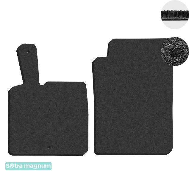 Sotra 90056-MG15-BLACK Interior mats Sotra two-layer black for Smart Fortwo (2007-2014) 90056MG15BLACK