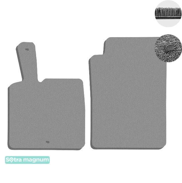 Sotra 90056-MG20-GREY Interior mats Sotra two-layer gray for Smart Fortwo (2007-2014) 90056MG20GREY