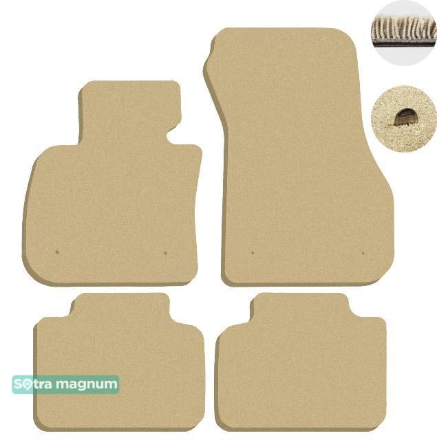 Sotra 90057-MG20-BEIGE Interior mats Sotra two-layer beige for BMW 2-series active tourer (2014-) 90057MG20BEIGE