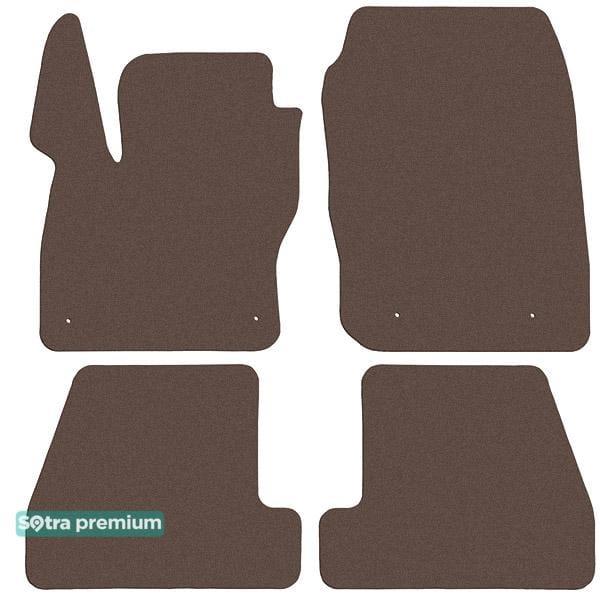 Sotra 90060-CH-CHOCO Interior mats Sotra two-layer brown for Ford Focus (2015-2018) 90060CHCHOCO