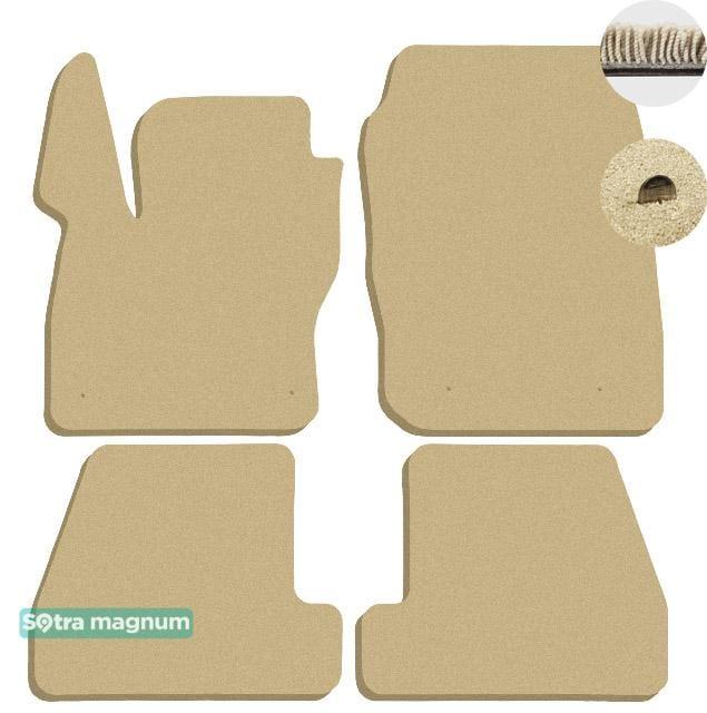 Sotra 90060-MG20-BEIGE Interior mats Sotra two-layer beige for Ford Focus (2015-2018) 90060MG20BEIGE