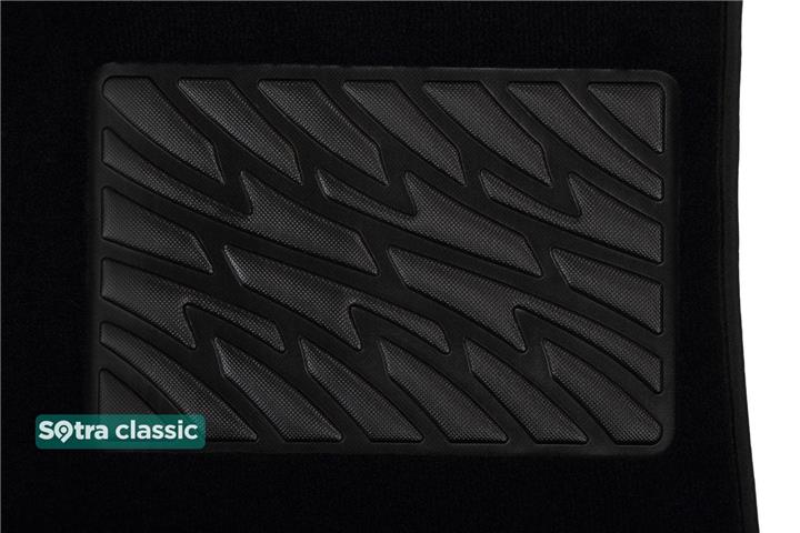 Interior mats Sotra two-layer black for Honda Accord (1986-1989), set Sotra 00026-GD-BLACK