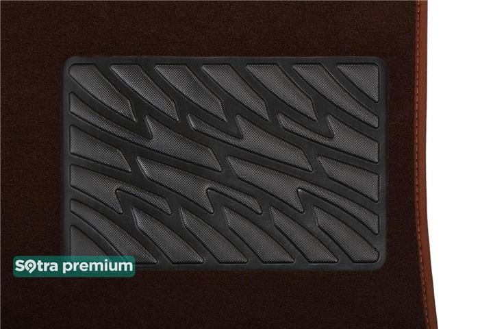 Interior mats Sotra two-layer brown for Peugeot 206 (1998-2012), set Sotra 00087-CH-CHOCO