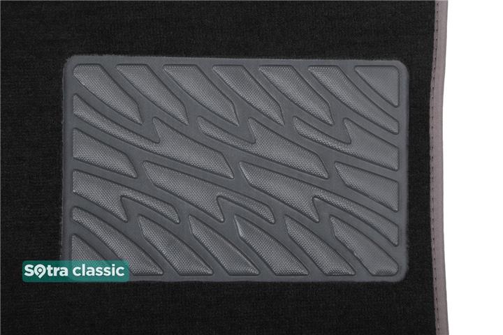 Interior mats Sotra two-layer gray for Nissan Almera tino (2000-2006), set Sotra 00747-GD-GREY
