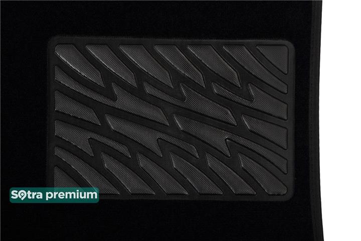 Interior mats Sotra two-layer black for Mitsubishi Pajero sport (2016-), set Sotra 08655-6-CH-BLACK