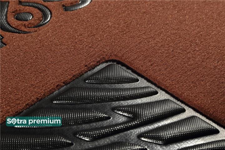 Interior mats Sotra two-layer terracotta for BMW 5-series (1996-2003), set Sotra 00186-CH-TERRA
