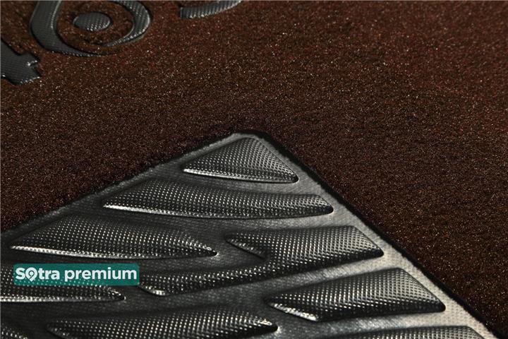 Interior mats Sotra two-layer brown for Toyota Land cruiser (1990-1997), set Sotra 00459-CH-CHOCO