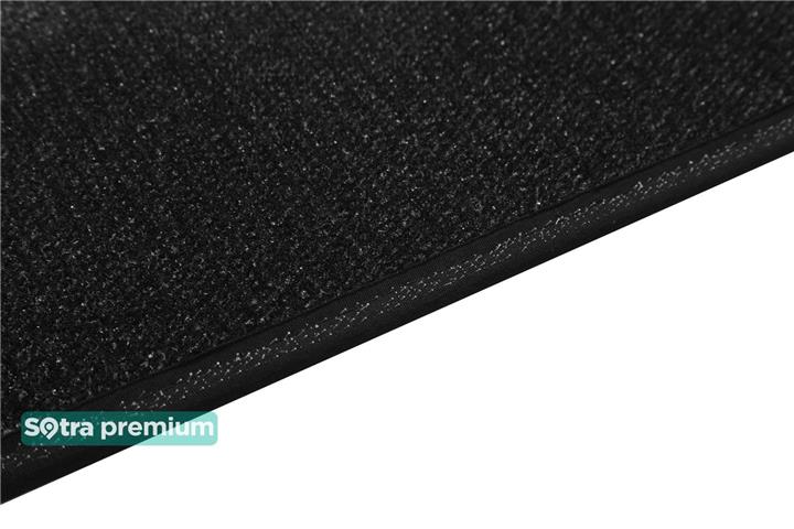 Interior mats Sotra two-layer black for Audi A4 (2000-2004), set Sotra 00768-CH-BLACK