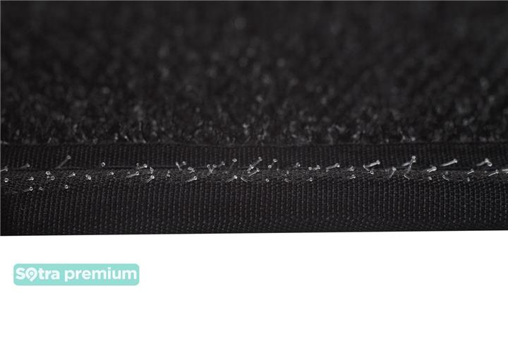 Interior mats Sotra two-layer black for Peugeot Partner (1997-2008), set Sotra 00702-CH-BLACK
