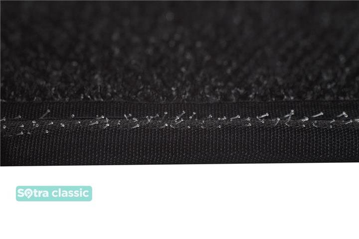 Interior mats Sotra two-layer black for Mitsubishi Colt (2005-2012), set Sotra 01313-GD-BLACK