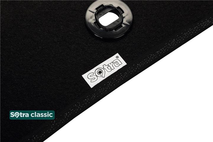 Interior mats Sotra two-layer black for Opel Vivaro (2001-2014), set Sotra 06845-GD-BLACK