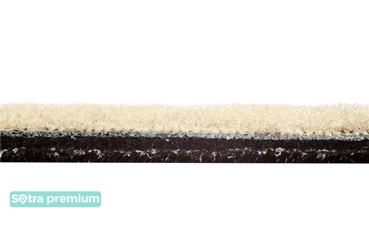 Interior mats Sotra two-layer beige for Lexus Ls (2006-2017), set Sotra 06546-CH-BEIGE