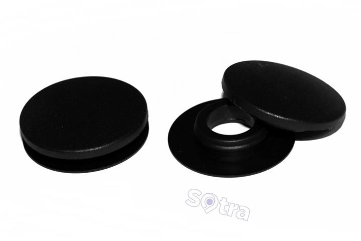 Interior mats Sotra two-layer black for Mercedes Sl-class (2006-2011), set Sotra 06813-MG15-BLACK