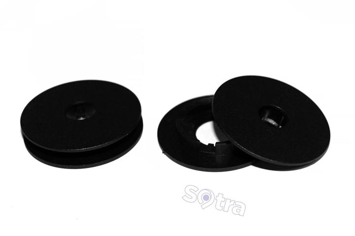 Interior mats Sotra two-layer black for Skoda Superb (2008-2012), set Sotra 07025-GD-BLACK