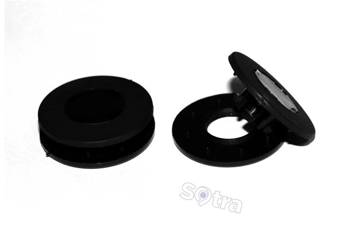 Interior mats Sotra two-layer black for Fiat 500l (2013-), set Sotra 07507-GD-BLACK